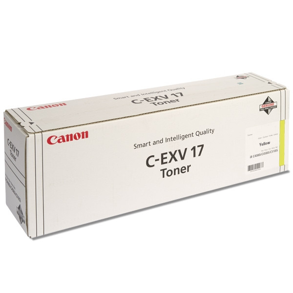 Canon C-EXV17 Y toner żółty, oryginalny 0259B002 070978 - 1
