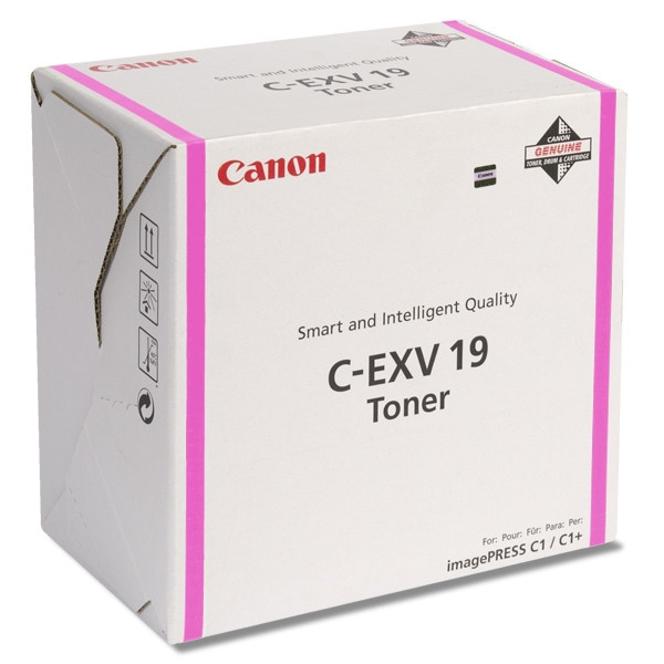 Canon C-EXV19 M toner czerwony, oryginalny 0399B002 070892 - 1