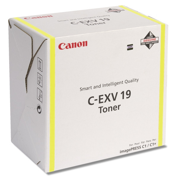 Canon C-EXV19 Y toner zółty, oryginalny 0400B002 070894 - 1