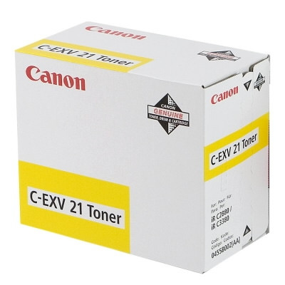 Canon C-EXV21 toner żółty, oryginalny 0455B002 071498 - 1