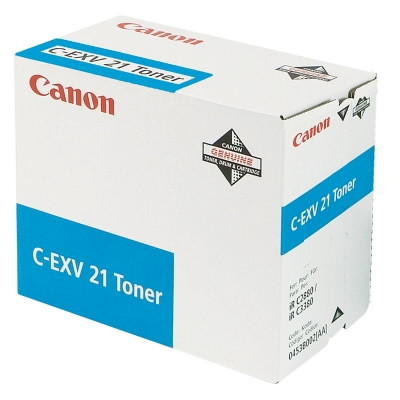 Canon C-EXV21 toner niebieski, oryginalny 0453B002 071496 - 1