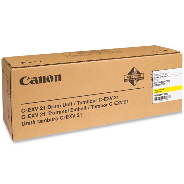 Canon C-EXV 21 Y bęben / drum żółty, oryginalny 0459B002 070910 - 1
