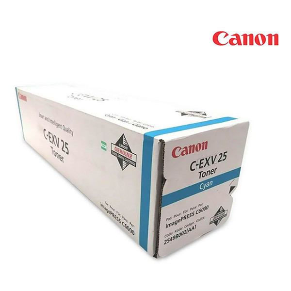 Canon C-EXV 25 C toner niebieski, oryginalny 2549B002 070690 - 1