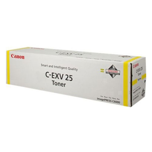 Canon C-EXV 25 Y toner żółty, oryginalny 2551B002 070694 - 1