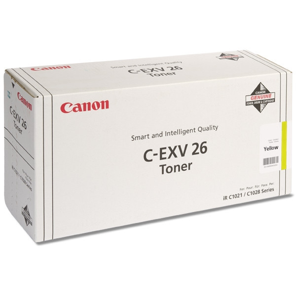 Canon C-EXV 26 Y toner żółty, oryginalny 1657B006 070876 - 1