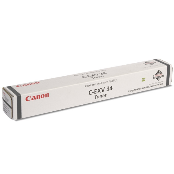 Canon C-EXV 34 BK toner czarny, oryginalny 3782B002 070760 - 1