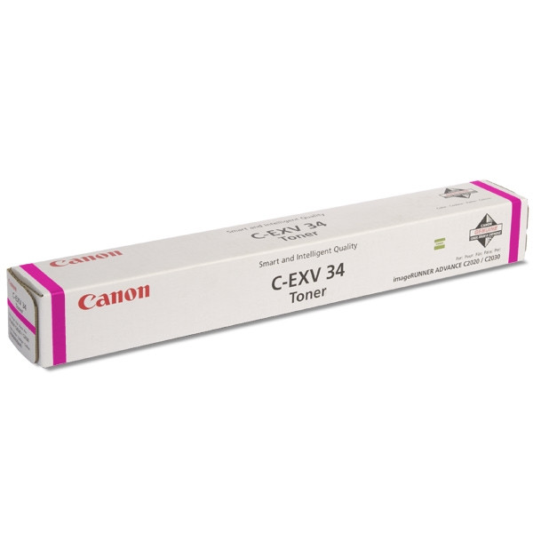 Canon C-EXV 34 M toner czerwony, oryginalny 3784B002 070764 - 1