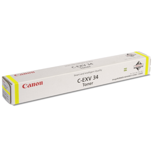 Canon C-EXV 34 Y toner żółty, oryginalny 3785B002 070768 - 1