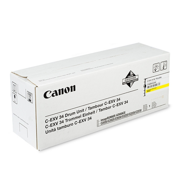 Canon C-EXV 34 bęben / drum żółty, oryginalny 3789B003 070726 - 1