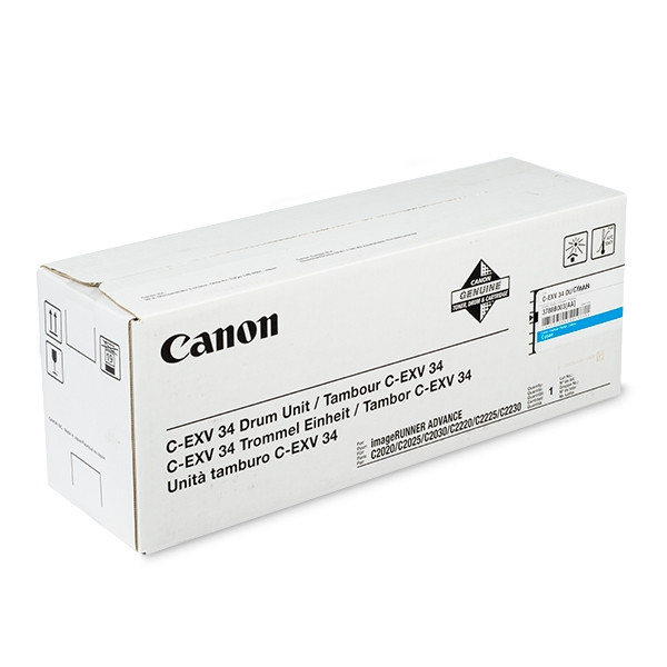 Canon C-EXV 34 bęben / drum niebieski, oryginalny 3787B003 070722 - 1