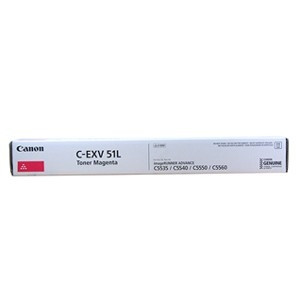 Canon C-EXV 51L M toner czerwony, oryginalny 0486C002 017502 - 1