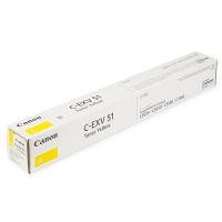Canon C-EXV 51 Y toner żółty, oryginalny 0484C002 070666