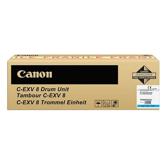 Canon C-EXV 8 C bęben / drum niebieski, oryginalny 7624A002 071252 - 1