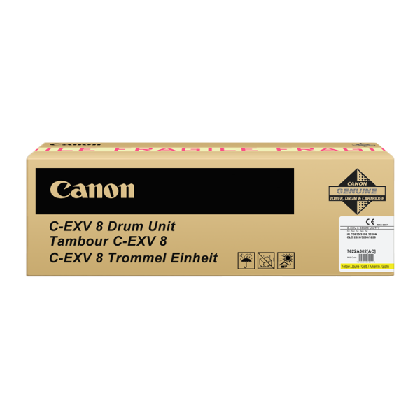 Canon C-EXV 8 Y bęben / drum żółty, oryginalny 7622A002 071254 - 1