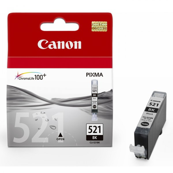 Canon CLI-521BK tusz foto czarny, oryginalny 2933B001 018352 - 1