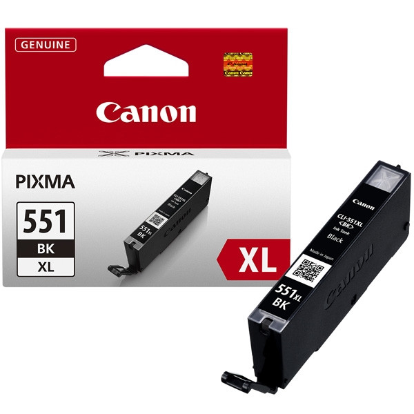 Canon CLI-551BK XL tusz czarny, zwiększona pojemność, oryginalny 6443B001 018790 - 1
