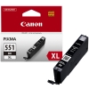 Canon CLI-551BK XL tusz czarny, zwiększona pojemność, oryginalny 6443B001 018790