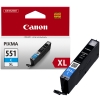 Canon CLI-551C XL tusz niebieski, zwiększona pojemność, oryginalny 6444B001 018792