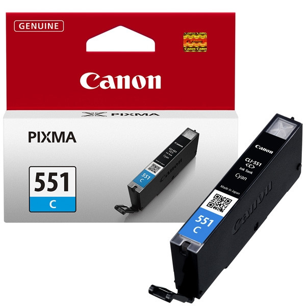 Canon CLI-551C tusz niebieski, oryginalny 6509B001 018784 - 1