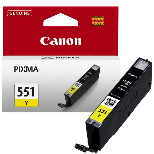 Canon CLI-551Y tusz żółty, oryginalny 6511B001 018788 - 1