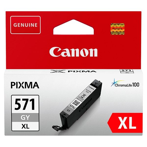Canon CLI-571GY XL tusz szary, zwiększona pojemność, oryginalny 0335C001 0335C001AA 017260 - 1