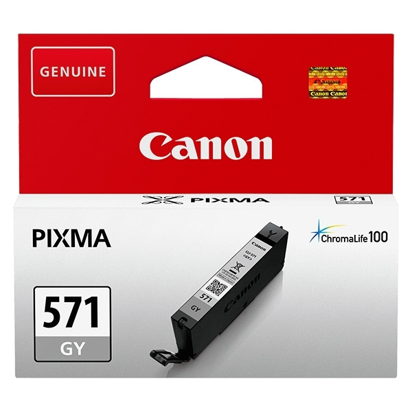 Canon CLI-571GY tusz szary, oryginalny 0389C001 0389C001AA 017258 - 1