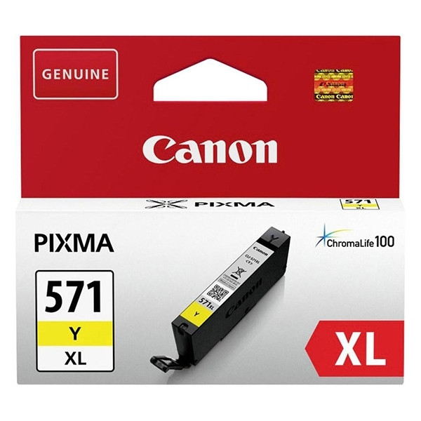 Canon CLI-571Y XL tusz żółty, zwiększona pojemność, oryginalny 0334C001 0334C001AA 017256 - 1