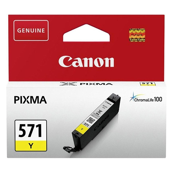 Canon CLI-571Y tusz żółty, oryginalny 0388C001 0388C001AA 017254 - 1