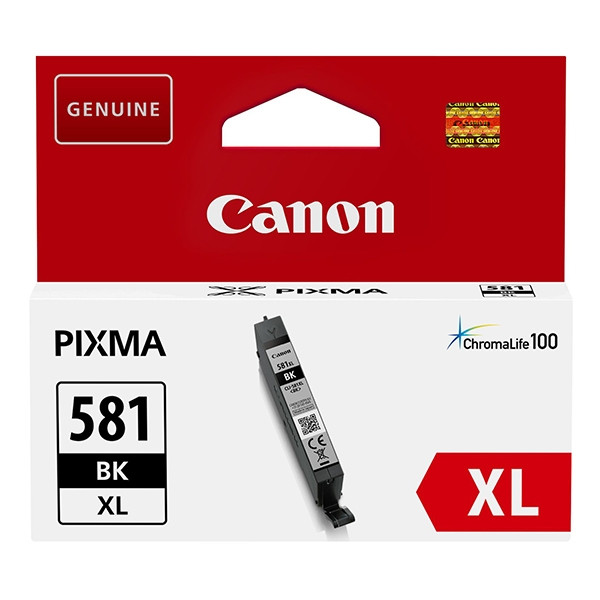 Canon CLI-581BK XL tusz czarny, zwiększona pojemność, oryginalny 2052C001 017450 - 1