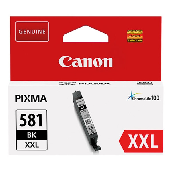 Canon CLI-581BK XXL tusz czarny, ekstra zwiększona pojemność, oryginalny 1998C001 017460 - 1