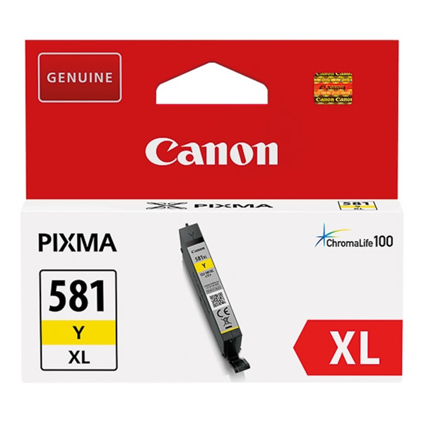 Canon CLI-581Y XL tusz żółty, zwiększona pojemność, oryginalny 2051C001 017456 - 1