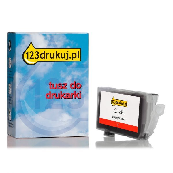 Canon CLI-8R tusz intensywna czerwień, wersja 123drukuj (Z CHIPEM) 0626B001C 018133 - 1