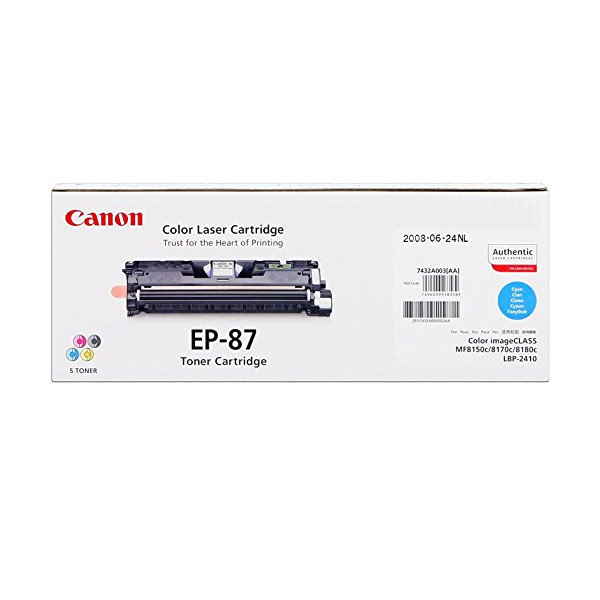 Canon EP-87C toner niebieski, oryginalny 7432A003 032835 - 1