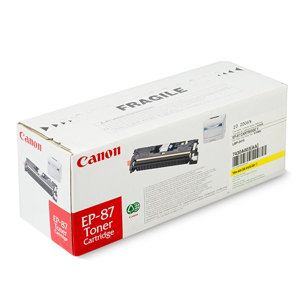 Canon EP-87Y toner żółty, oryginalny 7430A003 032845 - 1
