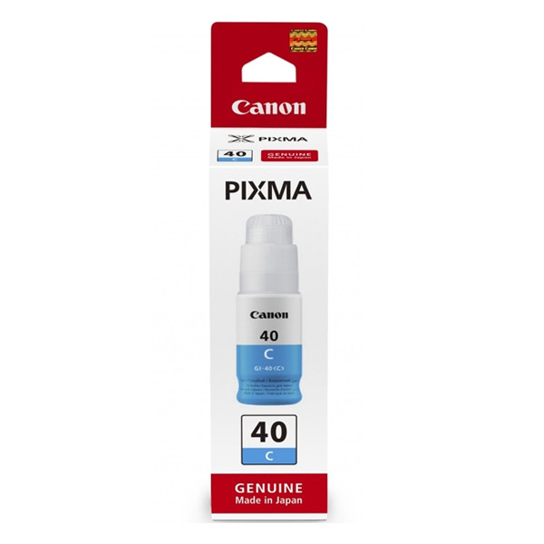 Canon GI-40C tusz niebieski, oryginalny 3400C001 017542 - 1