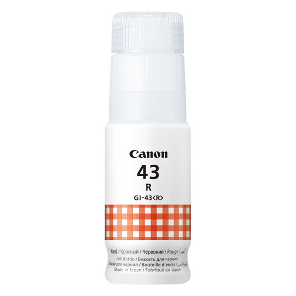 Canon GI-43R tusz czerwony, oryginalny 906165 - 1