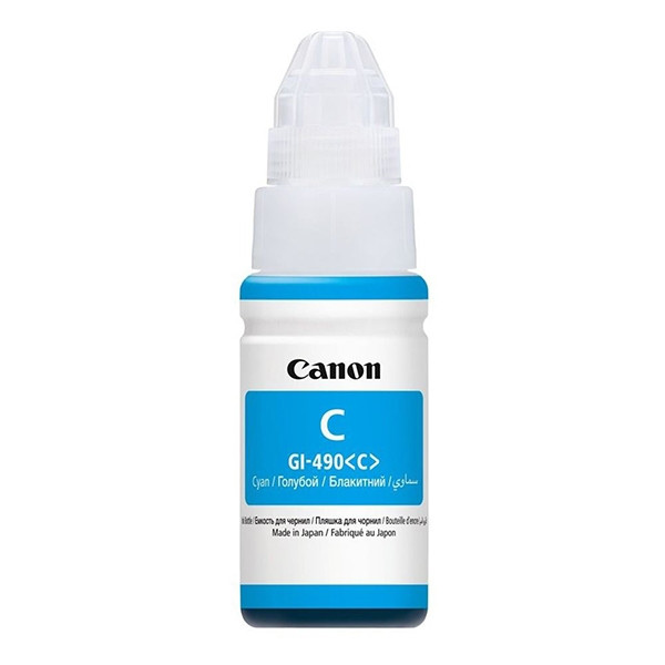 Canon GI-490C tusz niebieski, oryginalny 0664C001 011674 - 1