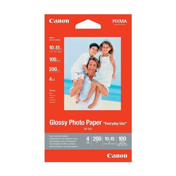 Canon GP-501 papier fotograficzny 200 gramów 10 x 15 cm (100 kartek) 0775B003 154010 - 1