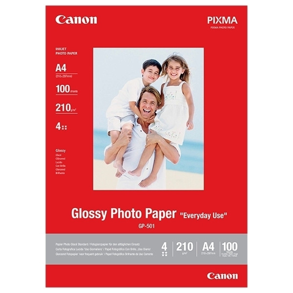 Canon GP-501 papier fotograficzny błyszczący 200 gramów (100 kartek) 0775B001 064584 - 1