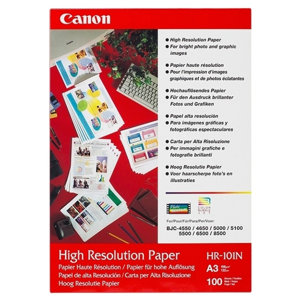 Canon HR-101N papier o wysokiej rozdzielczości, 106 gramów A3, (100 kartek) 1033A005 150390 - 1