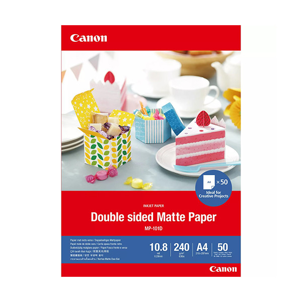 Canon MP-101D papier dwustronny matowy, 240 gramów A4, (50 kartek) 4076C005 154058 - 1