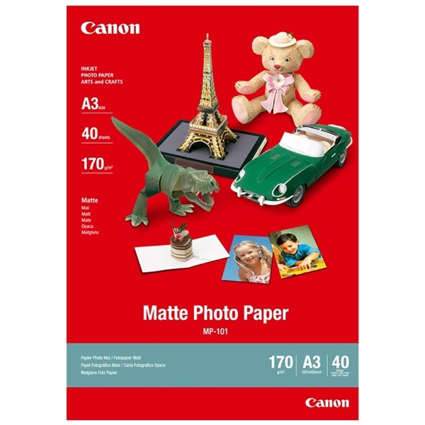 Canon MP-101 papier fotograficzny matowy 170 gramów A3 (40 kartek) 7981A008 150362 - 1