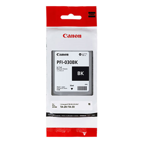Canon PFI-030BK tusz czarny, oryginalny 3489C001 017528 - 1