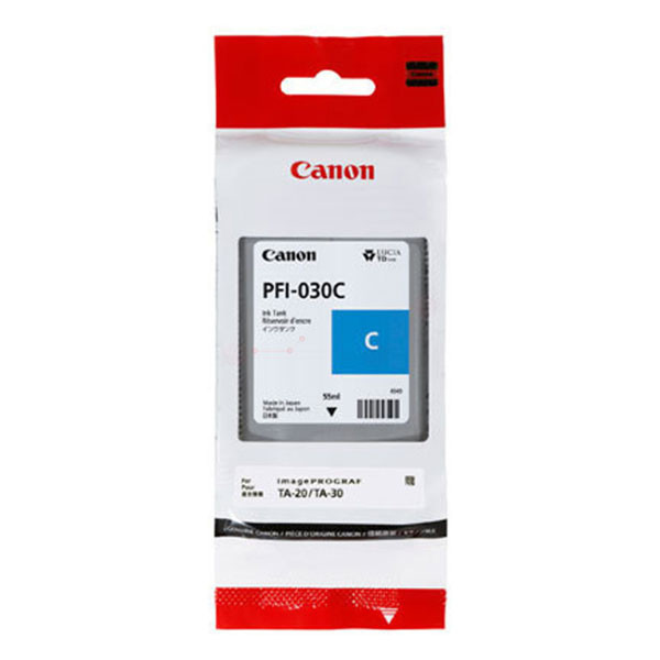 Canon PFI-030C tusz niebieski, oryginalny 3490C001 017530 - 1