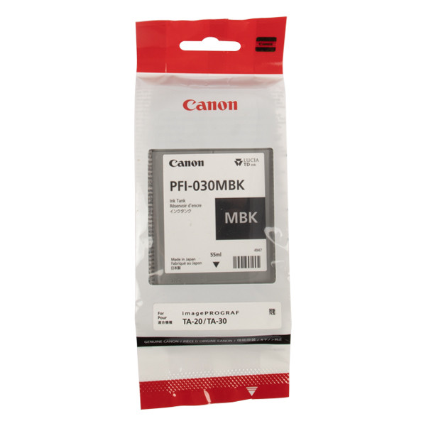 Canon PFI-030MBK tusz matowy czarny, oryginalny 3488C001 017526 - 1