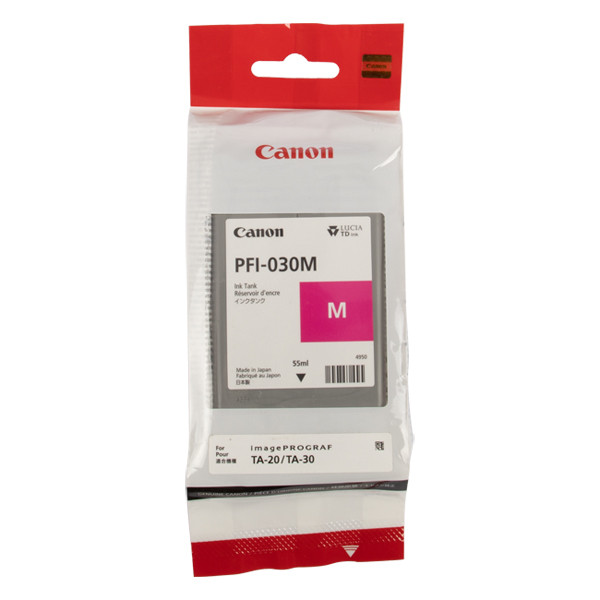 Canon PFI-030M tusz czerwony, oryginalny 3491C001 017532 - 1