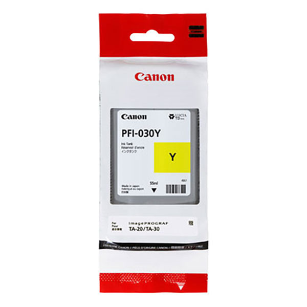Canon PFI-030Y tusz żółty, oryginalny 3492C001 017534 - 1