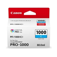 Canon PFI-1000C tusz niebieski, oryginalny 0547C001 010128
