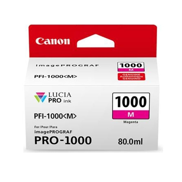 Canon PFI-1000M tusz czerwony, oryginalny 0548C001 010130 - 1
