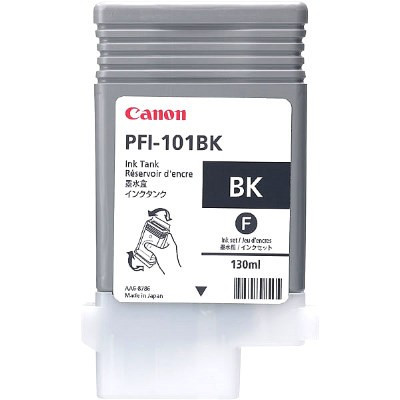 Canon PFI-101BK tusz czarny, oryginalny 0883B001 018252 - 1